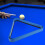 Soporte triangular de plástico para bolas de billar, azul, 1 juego 4