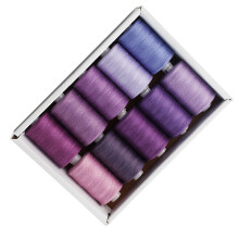 12 Piece Sewing Thread Polyester Thread 1000 Yards Per Spool Colorful Assorted Thread for Hand Sewing Sewing Machine Quilting Overlock
