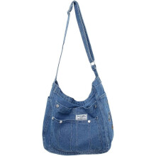 Geantă de damă din denim, geantă de mână pentru femei, geantă de umăr mare, geantă de mână retro, geantă tote, geantă de mână pentru