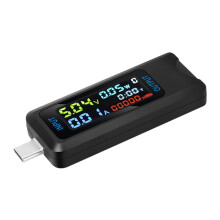 Opruiming! Type C USB-tester, voltmeter, stroommeter, laadstroommeter, voedingsspanningsmeter NIEUW, R1I7