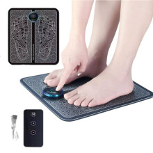 EMS Foot Massager Mat - Foot Stimulator Pad - Foldable Feet Massage Machine for Improved Muscle Performance and Fatigue Relief