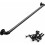 Black Galvanized Pipe Handrail 4 Ft Wall-Mount 1