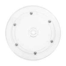 Homoyoyo Clear Acrylic Rotating Turntable, Smooth and Durable for Home