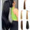 Perruque queue de cheval cheveux longs et raides élastique 6