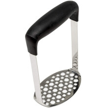 Stainless Steel Potato Masher with Soft Non-Slip Handle – Easy-Clean Kitchen Utensil