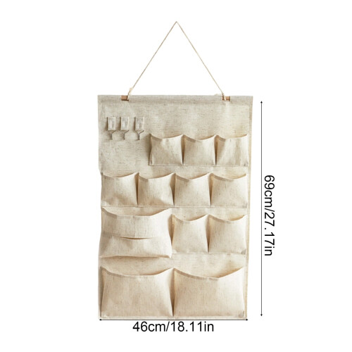 Hängender Stofforganizer für Tür oder Wand, 3-stufig 2