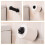 Katzenförmiger Toilettenpapierhalter, schwarz, PP, 1 Stück 4