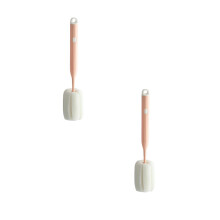 Brosse souple pour biberons avec manche détachable de 27,5 cm, brosse portable pour nettoyer les verres, les biberons et les bouteilles isothermes.