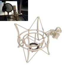 Zinc Alloy Microphone Shock Mount Anti-Vibration Stand for Studio Recording