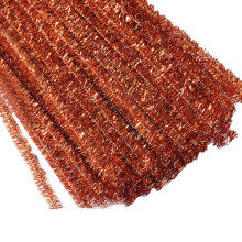 100pcs 12" Golden Glitter Pipe Cleaners, Compatible with DIY Crafts, Party Decor & Christmas/Birthday Projects