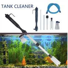 Electric Aquarium Gravel Cleaner Fish Tank Vacuum Gravel Cleaner,Water Changer with Air-Pressing Button Water Hose Controller for Sand Washing Feces