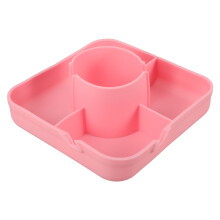 Tráidire Cupáin Tumbler Roinnte Eagróir Cupáin Tumbler Deisce Sealbhóir Stórála Ilfheidhmeach Rialaitheora Cianrialtáin Tráidire Buidéal
