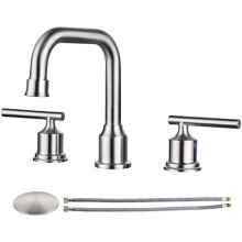 Bathroom Faucet Brushed Nickel 8 inch Widespread 2-Handle