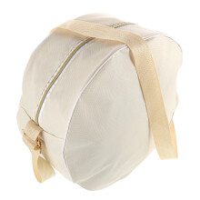 Stilvolle beige Yoga-Rollen-Tragetasche mit dicker Polsterung und verstellbarem Gurt für Yoga