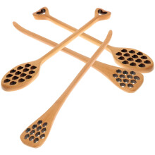 Lot de 4 bâtonnets en nid d'abeille en forme de goutte pour cadeaux de mariage et de fête