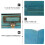 Desktop Storage Box Rustic Organizer Farmhouse Drawers Blue 3