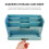 Desktop Storage Box Rustic Organizer Farmhouse Drawers Blue 4