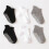 EASTIN6Pairs Αντιολισθητικές Κάλτσες Αστραγάλου με Λαβές για Παιδιά, Χαμηλό Κόψιμο, 1