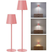 Lampes de table sans fil rechargeables, 3 hauteurs réglables, batterie 5000 mAh, 3 couleurs de luminosité, lampe LED étanche pour