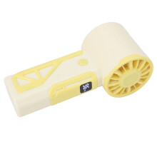 Mini Portable Handheld Fan 4000mAh USB Rechargeable 14.5x6.6cm Yellow