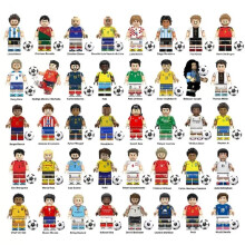 40PCS Soccer players Mini figure Building Blocks Kids Toys
