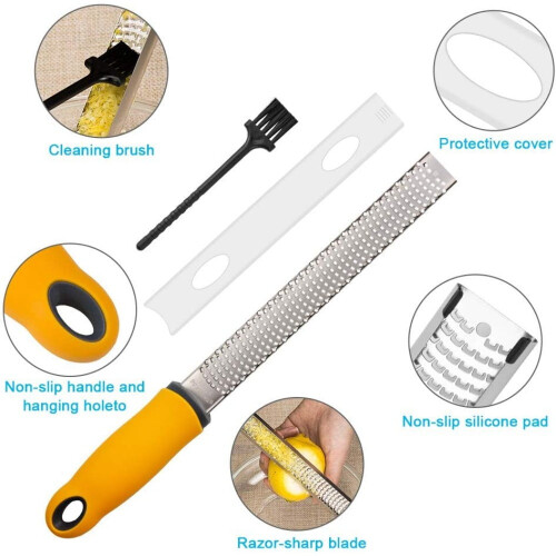 râpe à citron et à fromage en acier inoxydable (1 pièce) 2