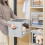 3-Pack Fabric Storage Bins with Lids, Clear Window & Handles 5