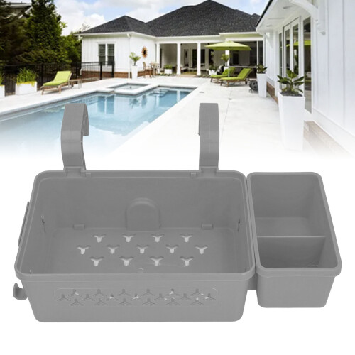 Poolside Cup Holder and Storage Caddy