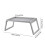 Plastic Folding Bed Table, Portable Computer Desk, Storage Design, Space Saving, Ideal for Dorm Rooms, Small Spaces, Laptop Use 3