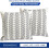 Conjunto de 2 capas de almofada de linho com bolinhas pretas, 45x45 cm (18x18 polegadas). 4
