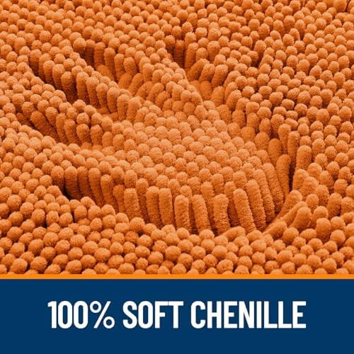 Tapete de banheiro em chenille 30x20 polegadas 2