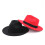 Καπέλα Fedora σε σκούρο κόκκινο μάλλινο 1pack κλασικό σχέδιο unisex για ειδικές 5