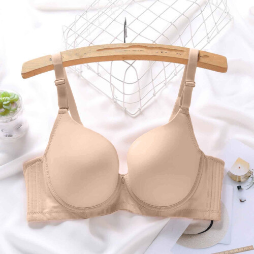 Σουτιέν Plus Size για γυναίκες, Σουτιέν Push Up, Σουτιέν Push Up Plus Size με μπανέλα, μονόχρωμο, 1