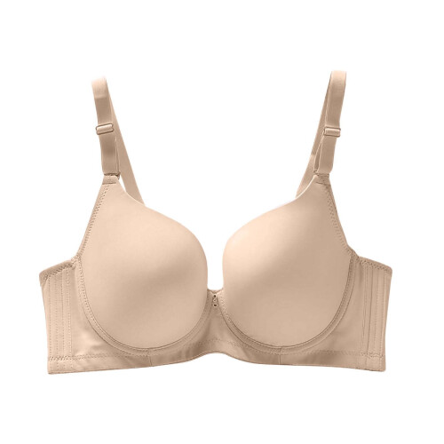Σουτιέν Plus Size για γυναίκες, Σουτιέν Push Up, Σουτιέν Push Up Plus Size με μπανέλα, μονόχρωμο, 2