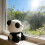 Pluche panda, superzacht, 30 cm 4