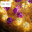 LED Christmas String Lights 9.84FT 20 Bulbs Rattan Ball USB 8