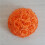 Kunstig rosenblomstkugle orange 13 cm 2