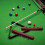Wood Cue Stand Wall Mount1Set 6