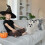 Spökhalloween-prydnadskuddar3-pack bomull 4