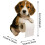 Beagle Toilettenpapierhalter aus Kunstharz (1 Stück) 2