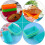 12Pcs Silicone Baking Molds for Kitchen Use Multi Color and HighTemperature Resistant 4