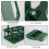 Porte-bouteilles pliable pour 6 bouteilles de cuisine 3