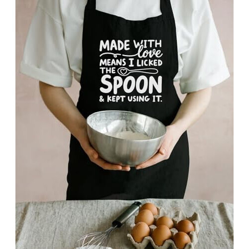 Women's Funny Cooking Apron with Pockets 2