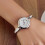 Damesarmband van legering met horlogefunctie 3