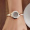 Damesarmband van legering met horlogefunctie 4