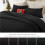 Fluffy Queen Comforter Set Black Faux Fur 3-Pc 4