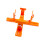 Model Display Making Painting Tool Model Plane Accessories Easy to Use Orange Stand 4