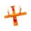 Model Display Making Painting Tool Model Plane Accessories Easy to Use Orange Stand 5