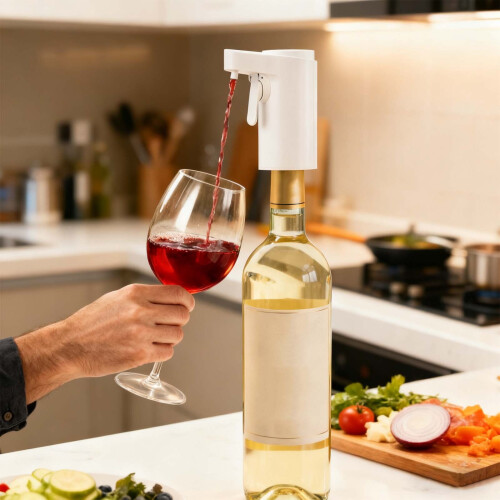 Distributeur de vin électrique avec aération numérique et port USB 1