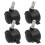 unbranded4pcs ανταλλακτικές περιστρεφόμενες ρόδες με φρένα κλειδώματος Βαρέων 6